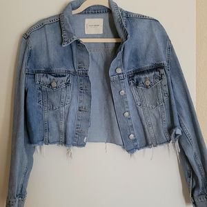 Lucky Brand cropped Jean jacket